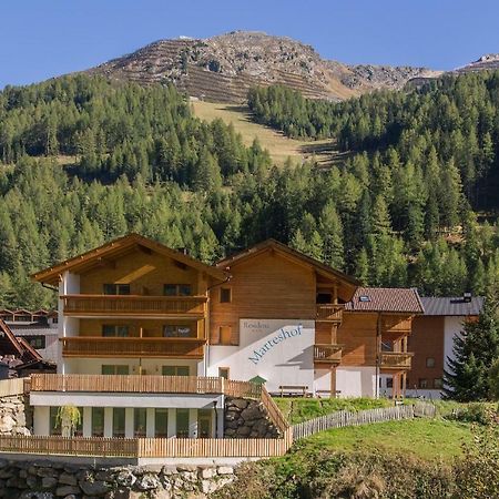 Apparthotel Marteshof Pfelders Exteriör bild